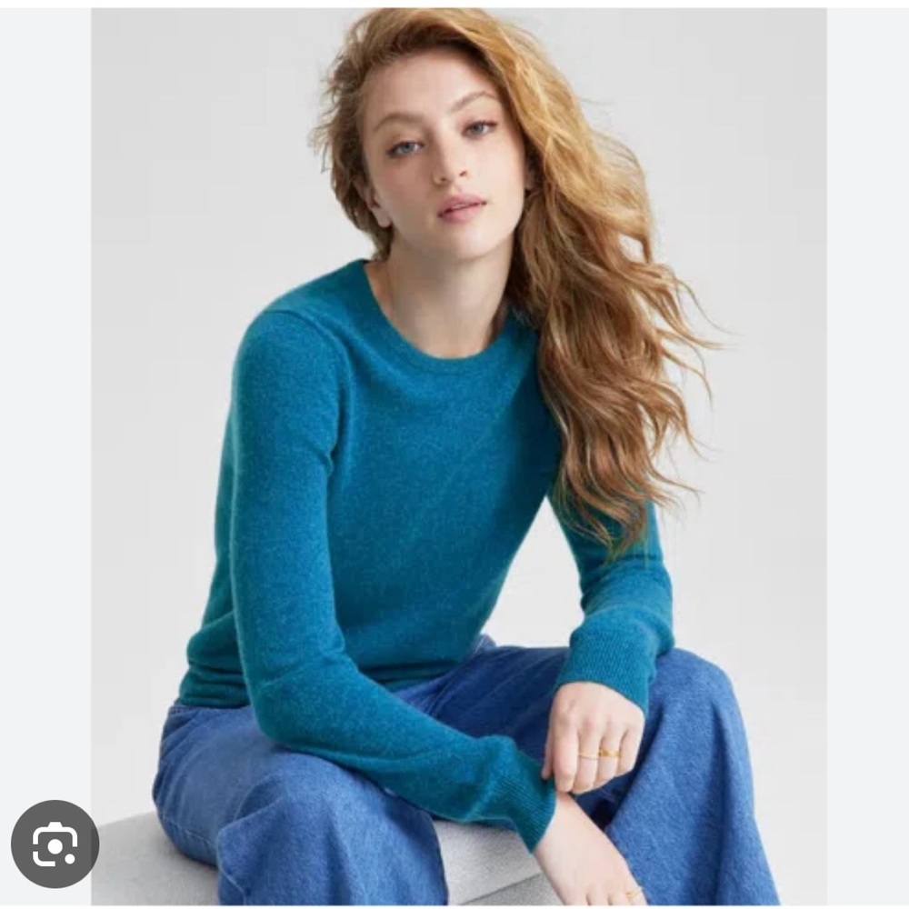 Amazing Teal Cashmere Sweater